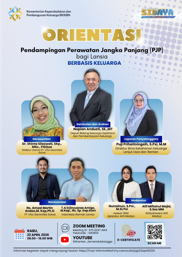 orientasi pjp bagi lansia